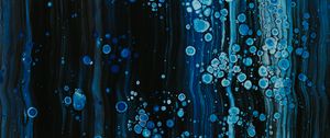 Превью обои краска, жидкость, полосы, капли, fluid art