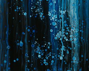 Превью обои краска, жидкость, полосы, капли, fluid art