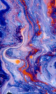 Превью обои краска, жидкость, полосы, fluid art, абстракция