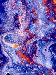 Превью обои краска, жидкость, полосы, fluid art, абстракция