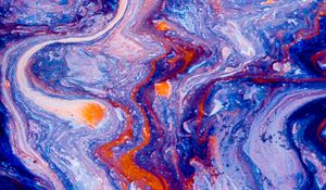 Превью обои краска, жидкость, полосы, fluid art, абстракция