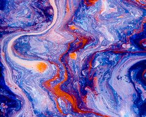 Превью обои краска, жидкость, полосы, fluid art, абстракция