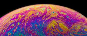 Превью обои краска, жидкость, разноцветный, разводы, fluid art