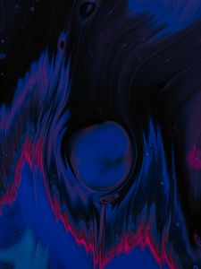 Превью обои краска, жидкость, разводы, fluid art, темный