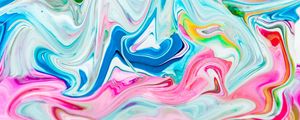Превью обои краска, жидкость, разводы, fluid art, разноцветный