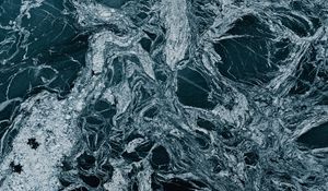 Превью обои краска, жидкость, разводы, fluid art, абстракция, серый