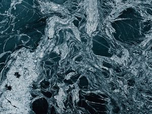 Превью обои краска, жидкость, разводы, fluid art, абстракция, серый
