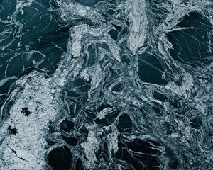 Превью обои краска, жидкость, разводы, fluid art, абстракция, серый