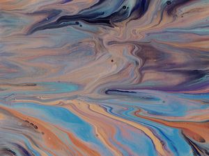 Превью обои краска, жидкость, разводы, разноцветный, fluid art, арт