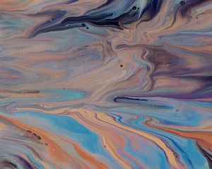 Превью обои краска, жидкость, разводы, разноцветный, fluid art, арт