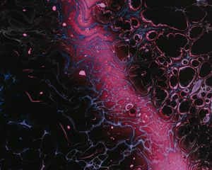 Превью обои краска, жидкость, разводы, fluid art, абстракция, разноцветный