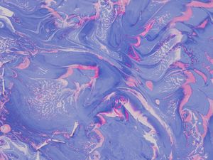 Превью обои краска, жидкость, разводы, пятна, fluid art, фиолетовый