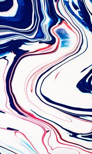 Превью обои краска, жидкость, разводы, fluid art, абстракция, белый