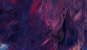 Превью обои краска, жидкость, разводы, fluid art, абстракция, фиолетовый
