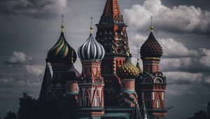 Превью обои кремль, здания, архитектура, москва, россия