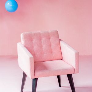 Превью обои кресло, розовый, шары
