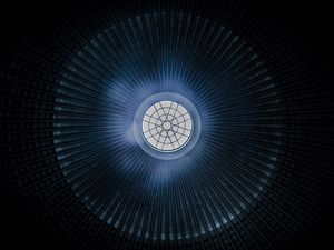 Превью обои круг, форма, свет, линии