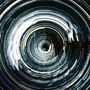 Превью обои круги, длинная выдержка, закручивание, свечение