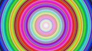 Превью обои круги, линии, абстракция, разноцветный