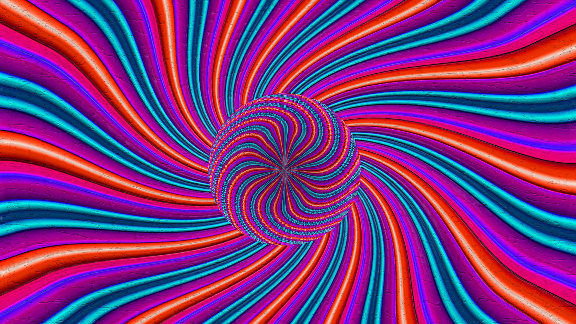 1920x1080 круги, линии, цвета, оптическая иллюзия обои full hd, hdtv, fhd, ...