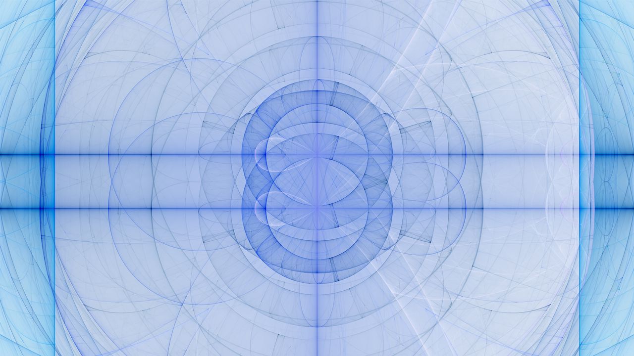 Обои круги, линии, прозрачный, абстракция, синий