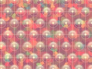 Превью обои круги, линии, точки, красочный