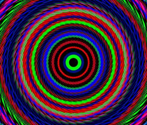 Превью обои круги, оптическая иллюзия, разноцветный, абстракция