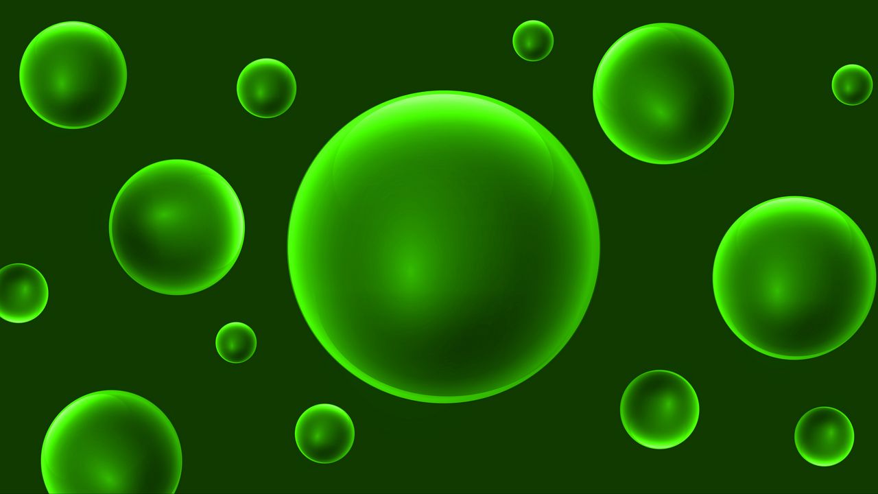 Неоновый фон зеленый кислотный