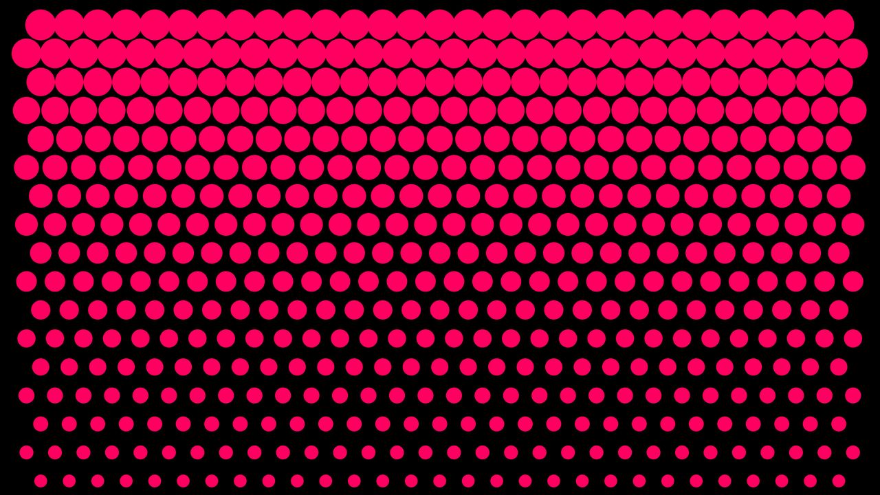 Обои круги, точки, розовый, черный, абстракция