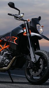 Превью обои ktm 950 supermoto r, ktm 950 sm, мотоцикл