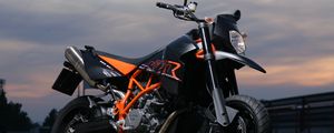 Превью обои ktm 950 supermoto r, ktm 950 sm, мотоцикл