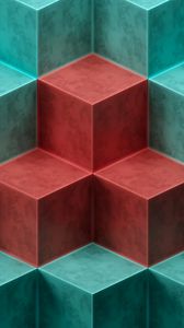 Превью обои куб, кубы, формы, рельеф