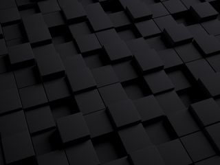 320x240 Обои куб, темный, текстура, формы