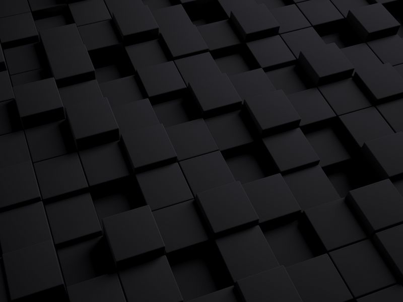 800x600 Обои куб, темный, текстура, формы