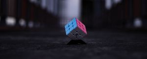 Превью обои кубик рубика, куб, разноцветный