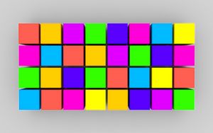 Превью обои кубики, разноцветный, форма, поверхность