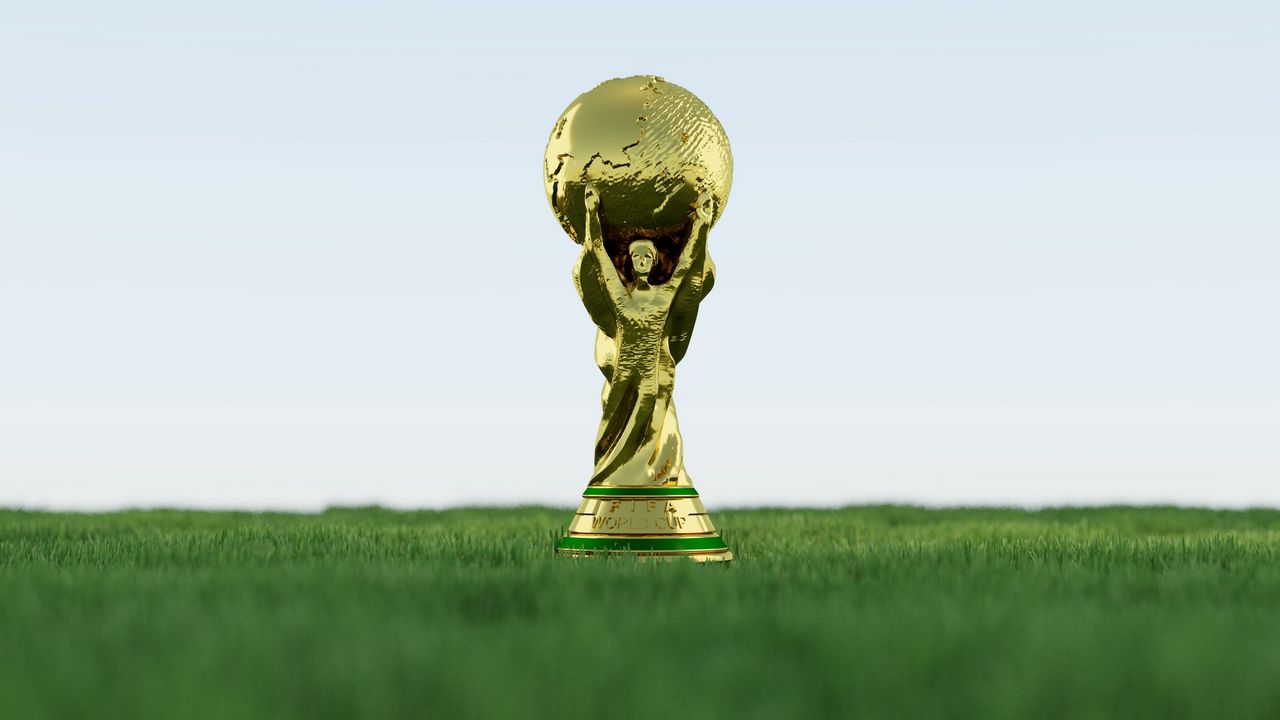 Обои кубок, fifa world cup, футбол, трофей, чемпионат