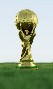 Превью обои кубок, fifa world cup, футбол, трофей, чемпионат