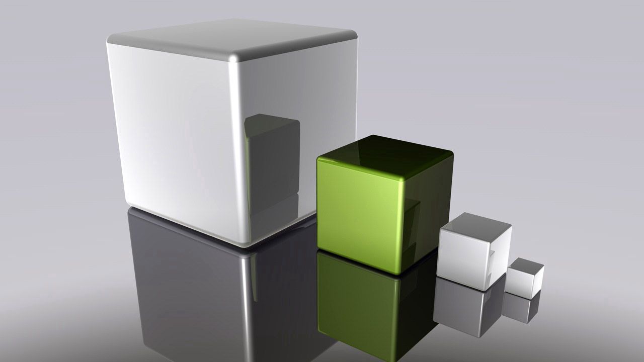 Обои кубы, форма, размеры, цвет, поверхность
