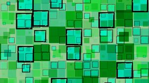 Превью обои кубы, формы, текстура, зеленый