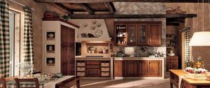 Превью обои кухня, старинный, интерьер, мебель, деревянный