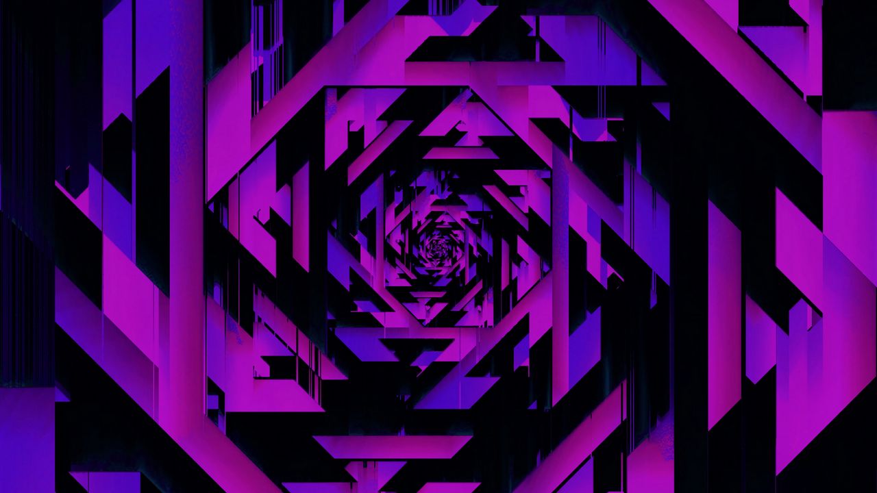 Обои квадраты, фигуры, абстракция, фиолетовый