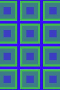 Превью обои квадраты, клетка, синий, зеленый, абстракция
