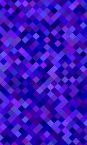 Превью обои квадраты, линии, диагональ, фиолетовый, синий