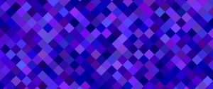 Превью обои квадраты, линии, диагональ, фиолетовый, синий