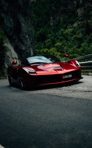 Превью обои laferrari, ferrari f70, спорткар, движение