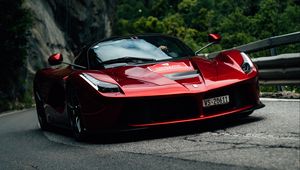 Превью обои laferrari, ferrari f70, спорткар, движение