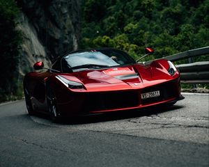 Превью обои laferrari, ferrari f70, спорткар, движение