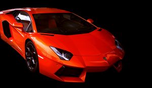 Превью обои lamborghini aventador, lamborghini, красный, спорткар, автомобиль