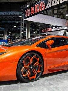 Превью обои lamborghini, aventador, lp700-4, суперкар, asanti